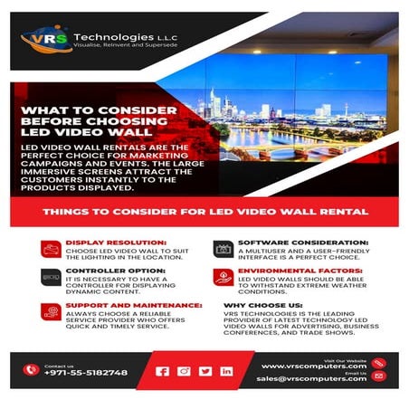 What to Consider Before Choosing LED Video Wall? | PDF