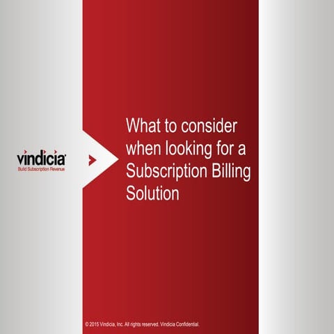 What to Consider When Looking for a Subscription Billing Solution