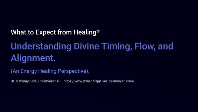 What to Expect from Healing — An Energy Healing Perspective.