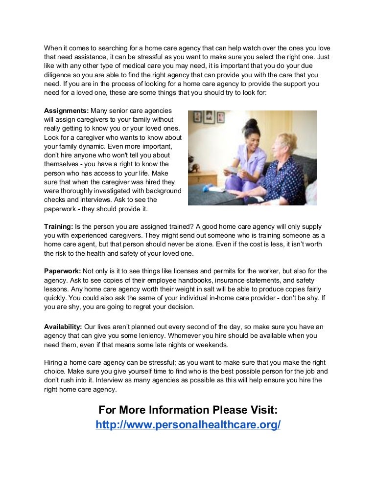Home Care Agencies Hiring