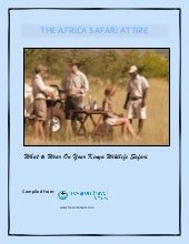 What to Wear on your Kenya Wildlife...