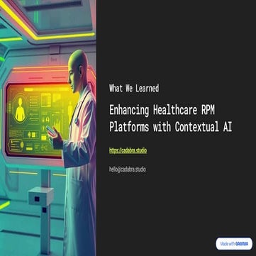 Enhancing Healthcare RPM Platforms with Contextual AI Integration
