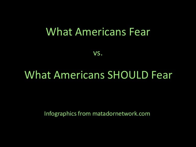 What Americans Fear