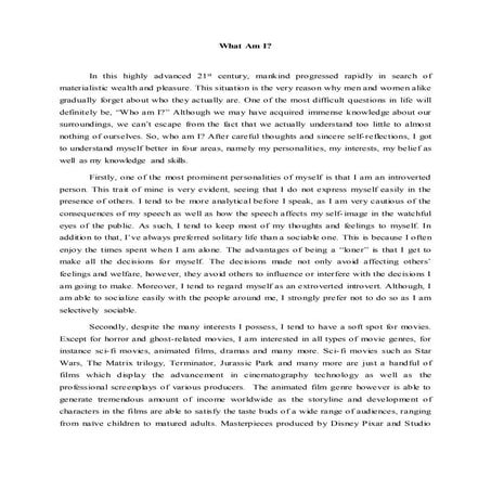 What am i (archi studio 1)