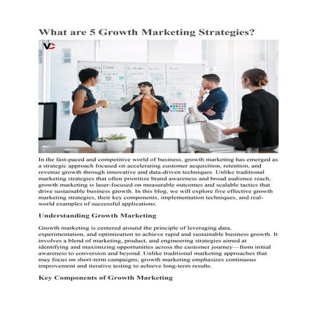 Growth Marketing Agency: Scalable Strategies for Sustainable Business ...