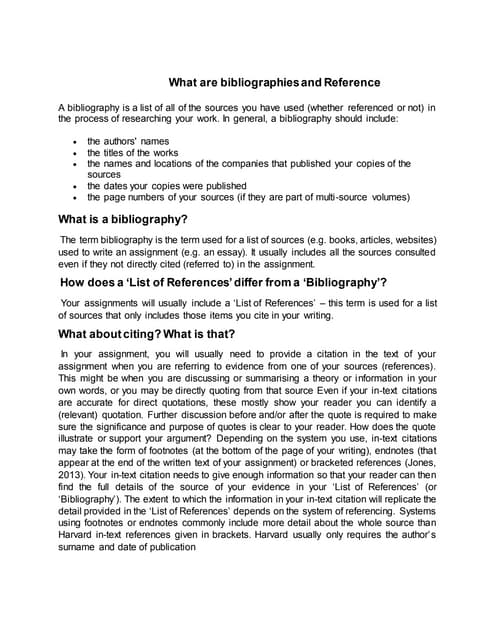 Footnote and bibliography | PDF
