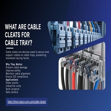 Cable-Cleats-Essential-Protection-for-Power-Cables | PDF