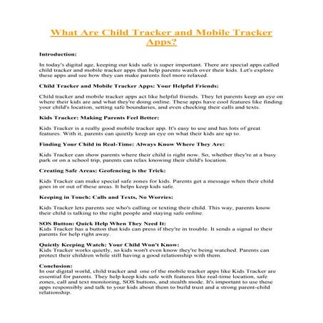 What Are Child Tracker and Mobile Tracker Apps.pdf