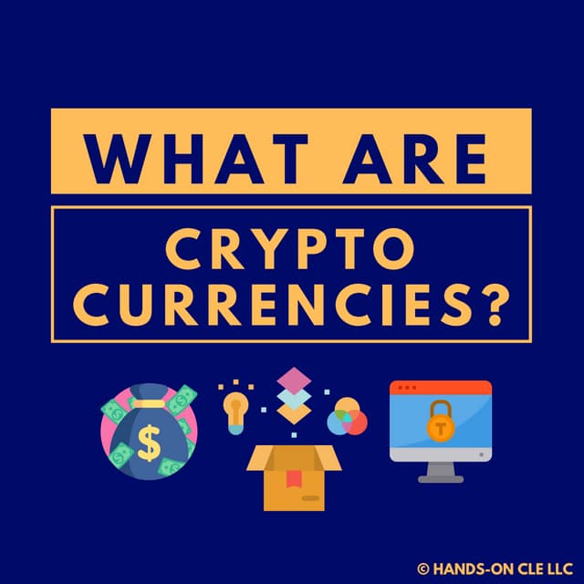 What are cryptocurrencies?