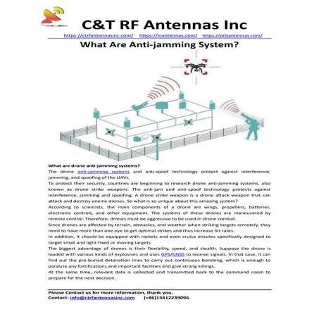 What Are The Drone Anti-jamming Systems Technology?