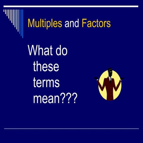 What Are Factors | PPT