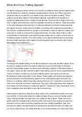 High return forex managed accounts