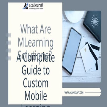 What Are M-Learning Solutions A Complete Guide to Custom Mobile ...