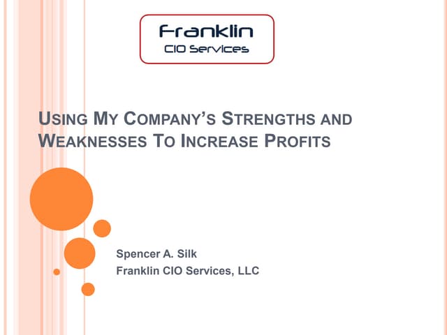 What Are My Company’S Strengths And Weaknesses