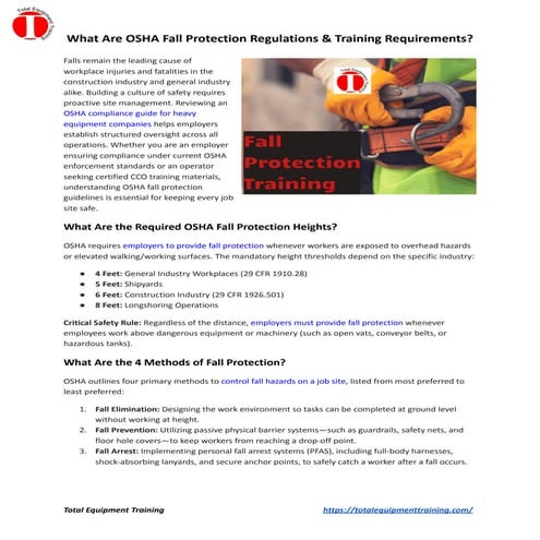 Fall Protection Training powerpoint presentations | PPTX