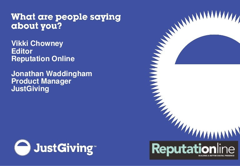 What are people saying about you, charity comms conference