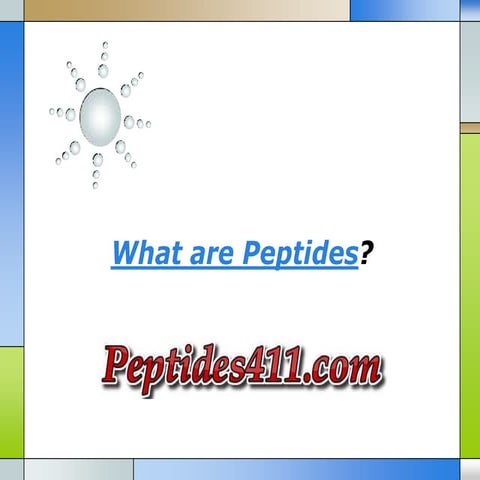 What are Peptides Difference between Peptides and Proteine