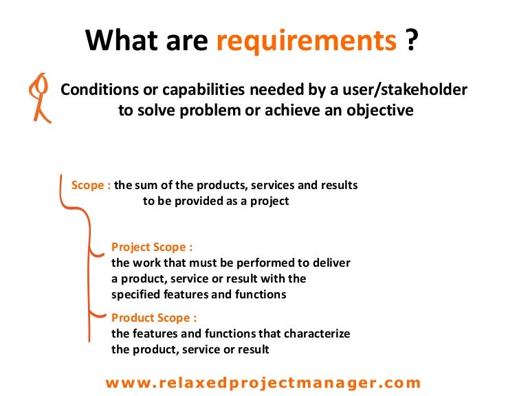 What are requirements part1?