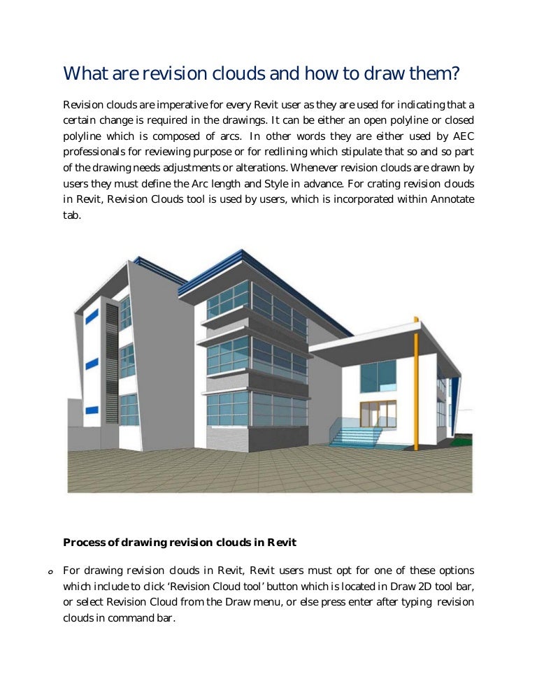 What are revision clouds and how to draw them?