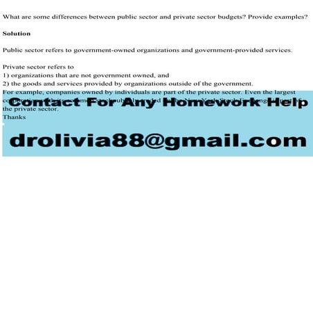 What are some differences between public sector and private sector b.pdf