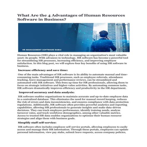 What Are the 4 Advantages of Human Resources Software in Business.pdf
