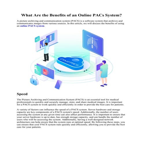 What Are the Benefits of an Online PACs System?