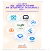 What are the Best Cross-Platform App Development Frameworks in 2022? | PDF
