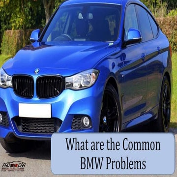 What are the Common BMW Problems