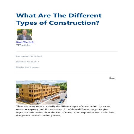 What Are The Different Types of Construction.docx | Construction ...