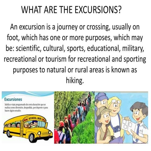 excursion definition definition