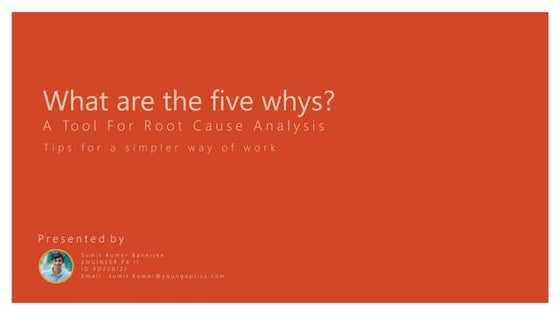 Why why analysis | PPT
