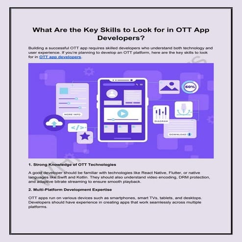What Are the Key Skills to Look for in OTT App Developers?