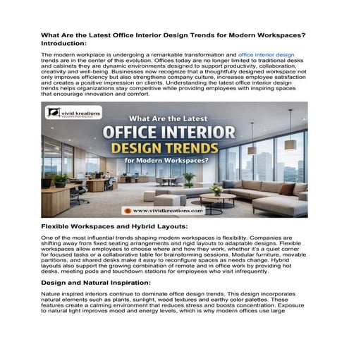 Office Interior Design | PDF