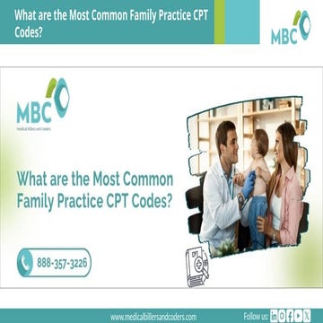 What are the Most Common Family Practice CPT Codes.pptx