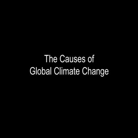 What Are The Causes Of Climate Change