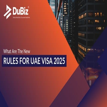 What are the new rules for UAE visa 2025 | PDF