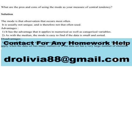 What are the pros and cons of using the mode as your measure of cent.pdf