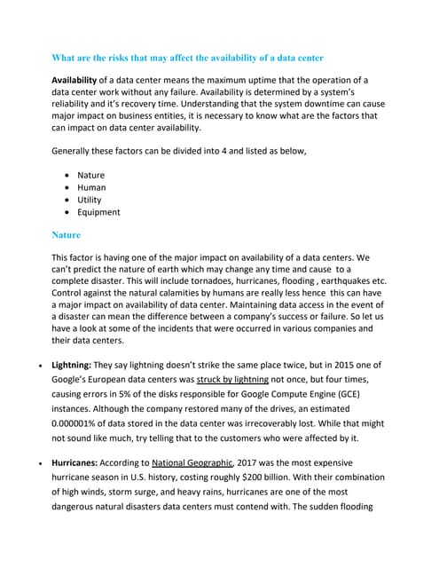 Data center power infrastructure | PDF
