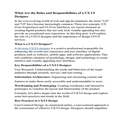 What Are the Roles and Responsibility of a UX UI Designer.docx