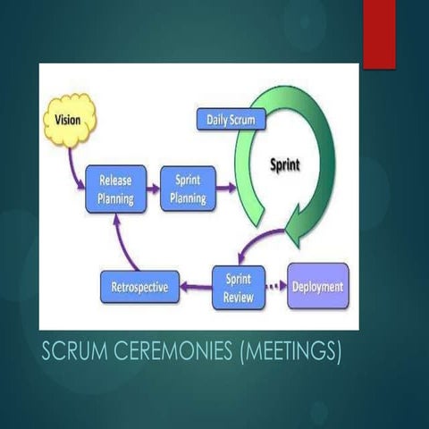 What are the scrum meetings in Agile?