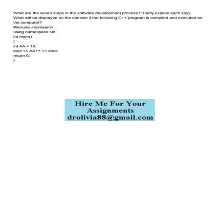 What are the seven steps in the software development process.pdf