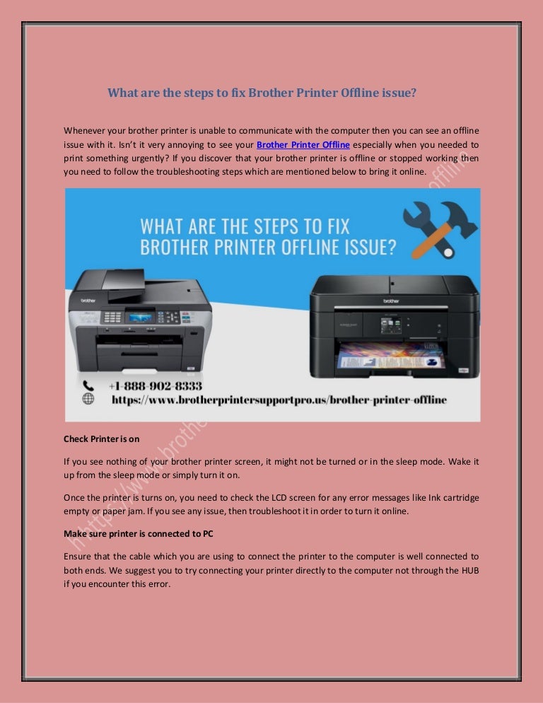 brother printer online