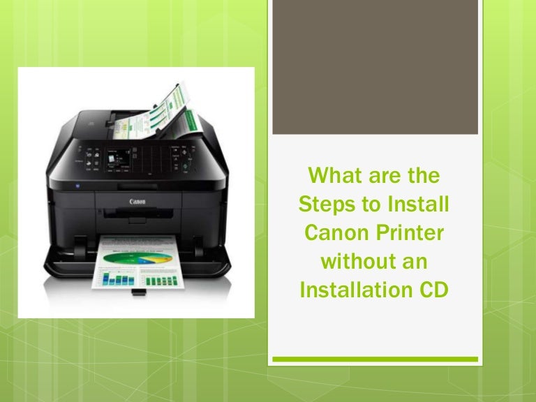 cd canon printer
