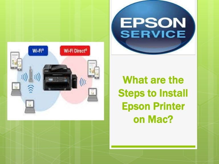 add epson printer mac