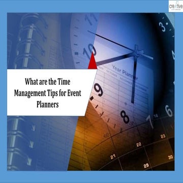 What are the Time Management Tips for Event Planners