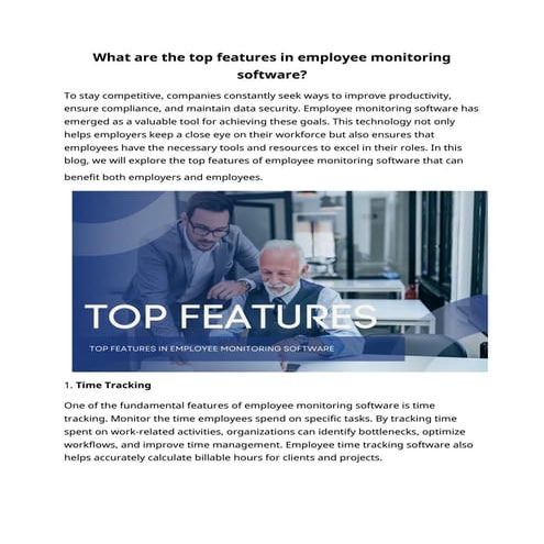 What are the top features in employee monitoring software.docx