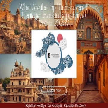 What Are the Top Undiscovered Heritage Towns in Rajasthan to Visit in ...
