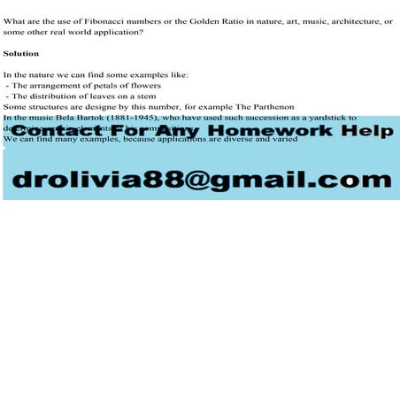 What are the use of Fibonacci numbers or the Golden Ratio in nature,.pdf