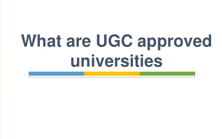 What Are UGC Approved Universities what-are-ugc-approved-universities