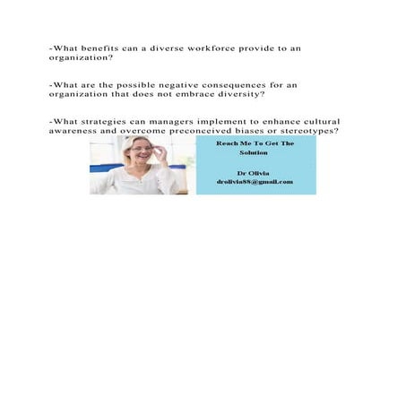 -What benefits can a diverse workforce provide to an organization.docx